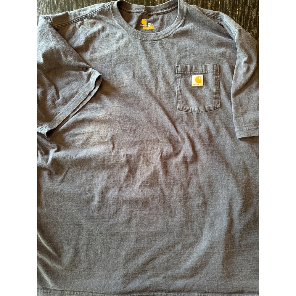 Carhartt Original Fit Charcoal Gray Pocket T-Shirt Mens 4XL Workwear Tee